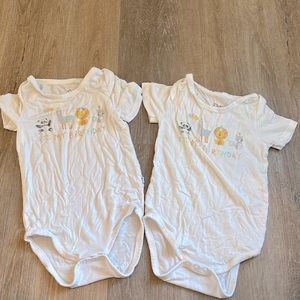 Twin birthday onesies, Play by Little Sleepies, Play, 12-18 months